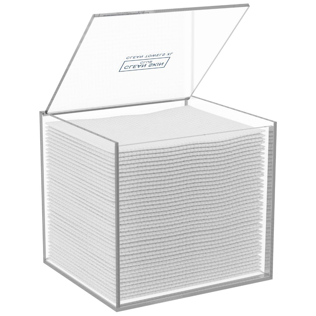 Clear Acrylic Box for Clean Towels XL