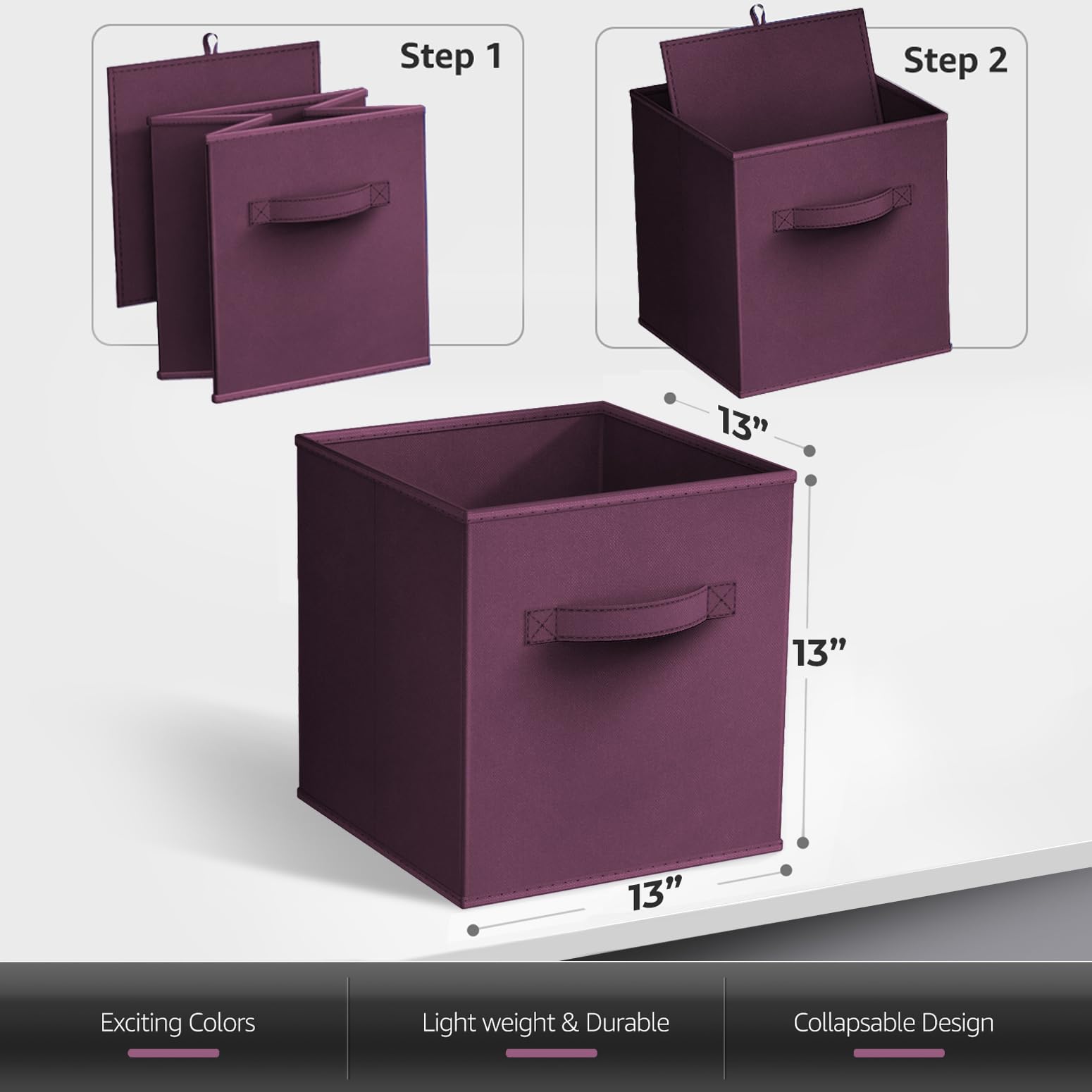 13 Inch Storage Bins (8 Count)
