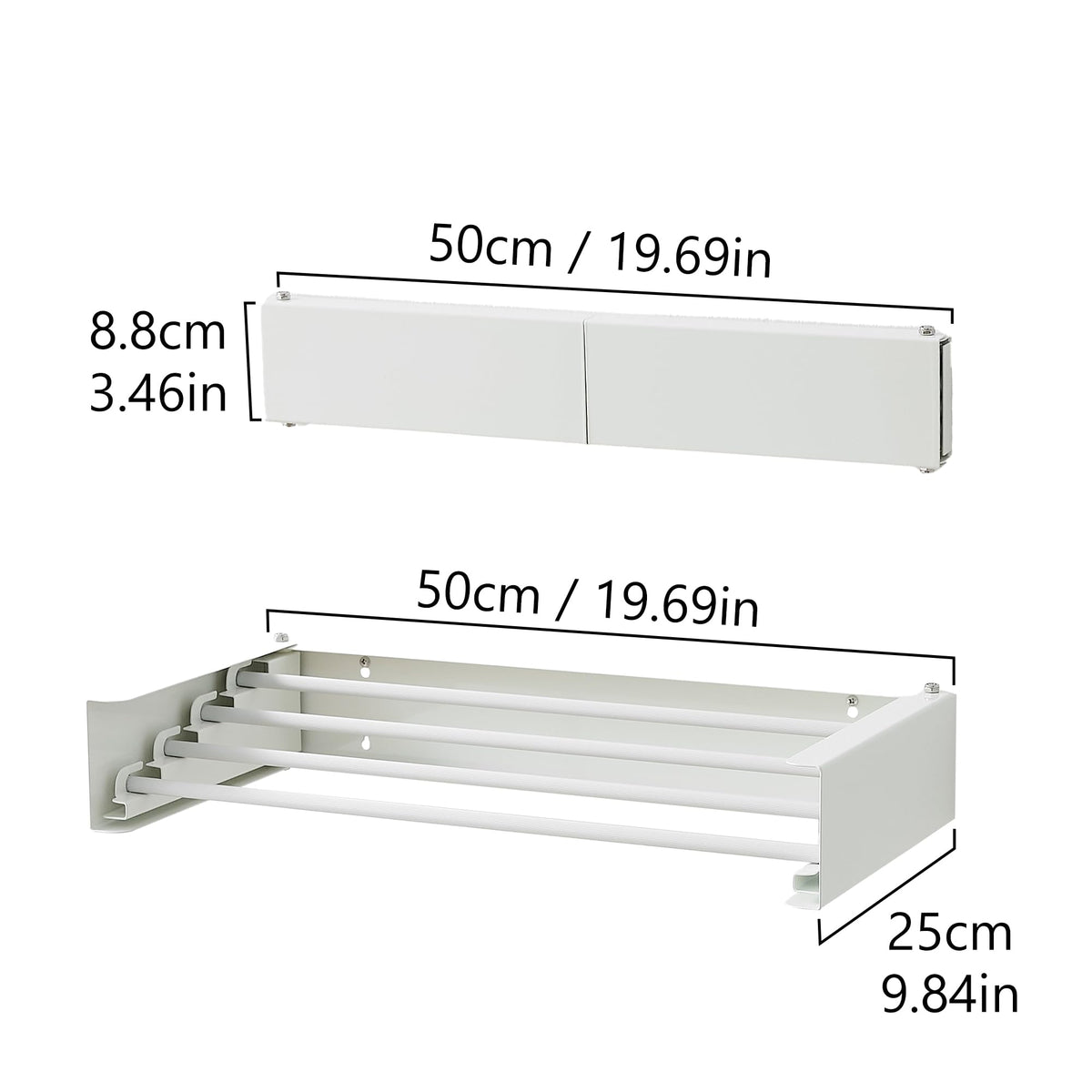 Wall Mounted Clothes Drying Rack