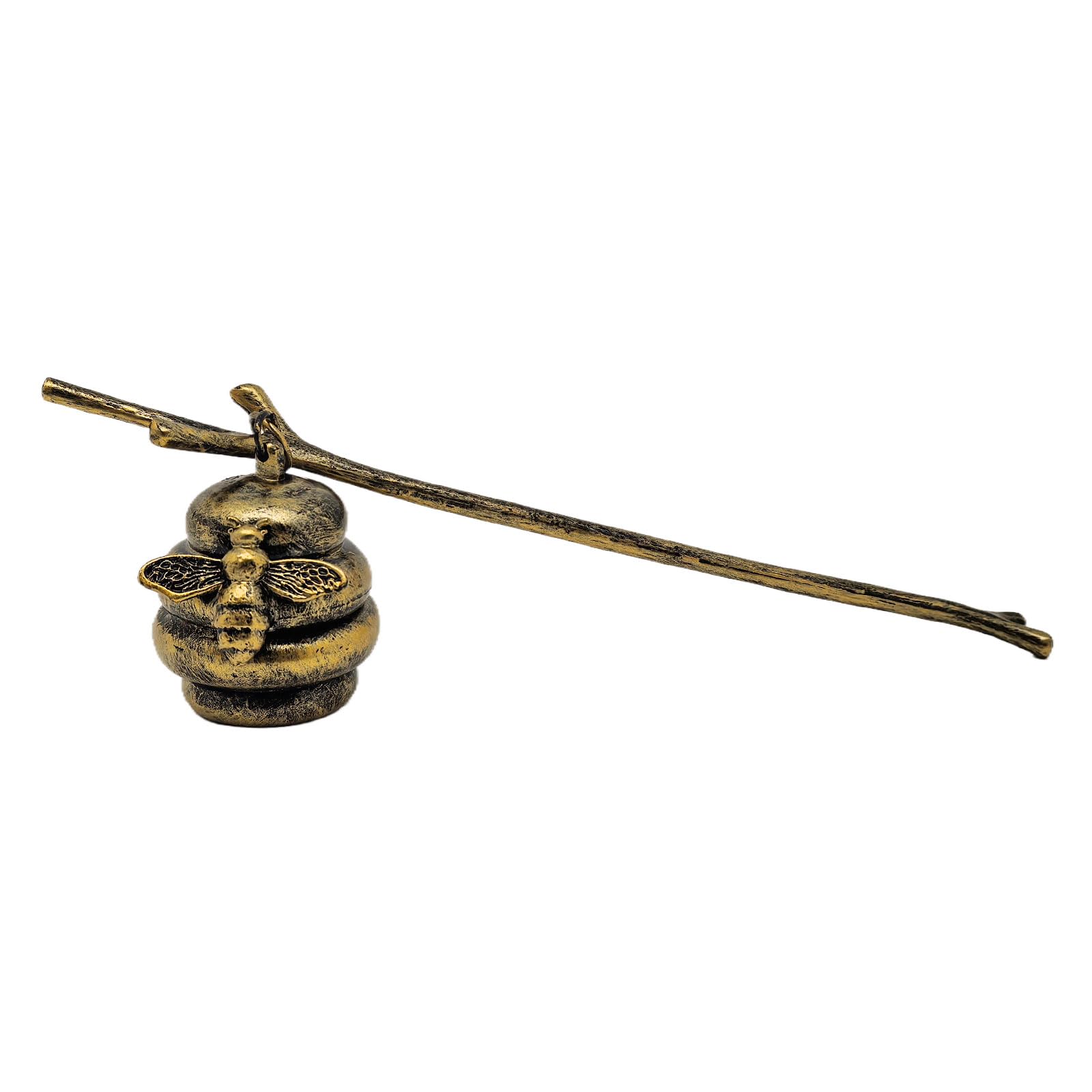 Vintage Bronze Beehive Candle Snuffer Extinguisher