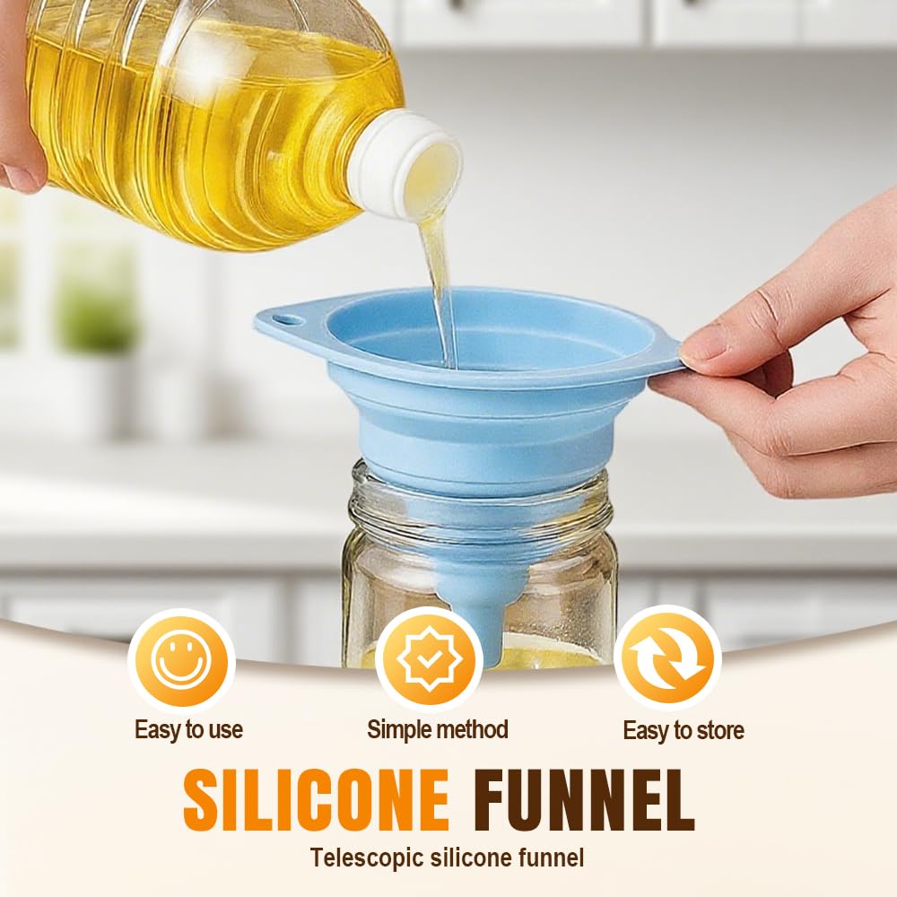 Kitchen Funnel Set 3 Pack (3 Count)