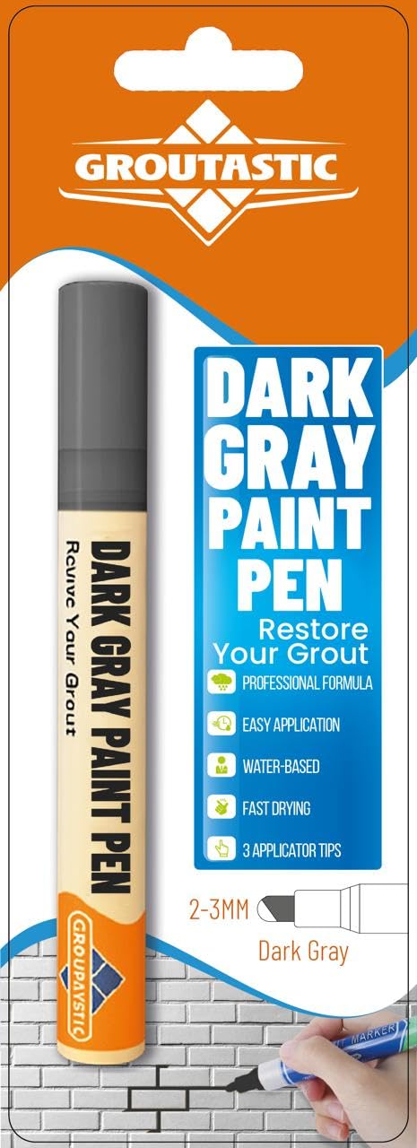 Grout Pen Dark Grey