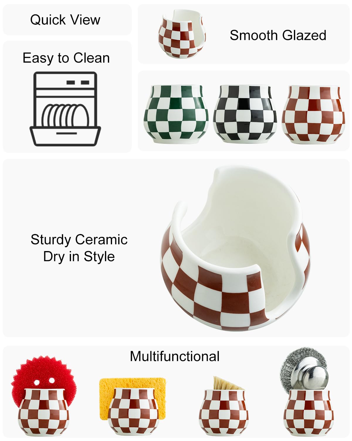 Sponge Holder for Kitchen Sink