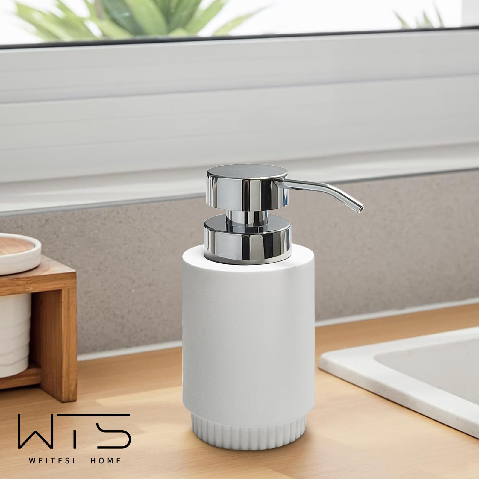 Resin Soap Dispenser for Bathroom