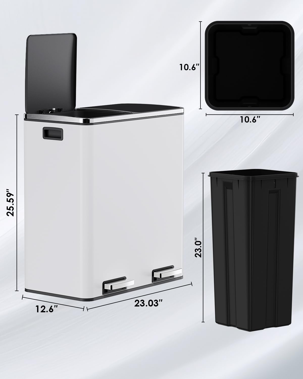 Dual Trash Can