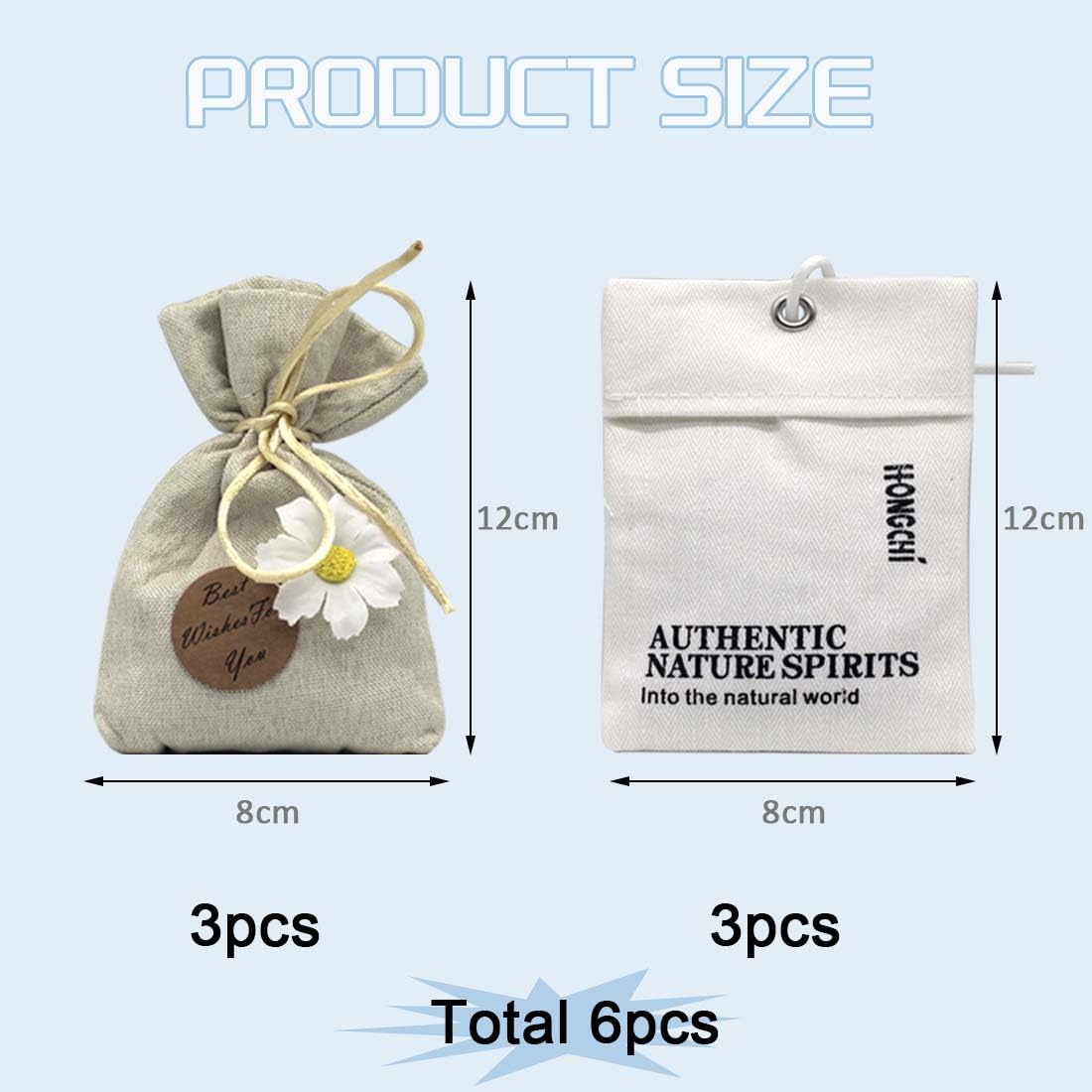 6 Pack Fresh Scented Sachet Packet (6 Count)
