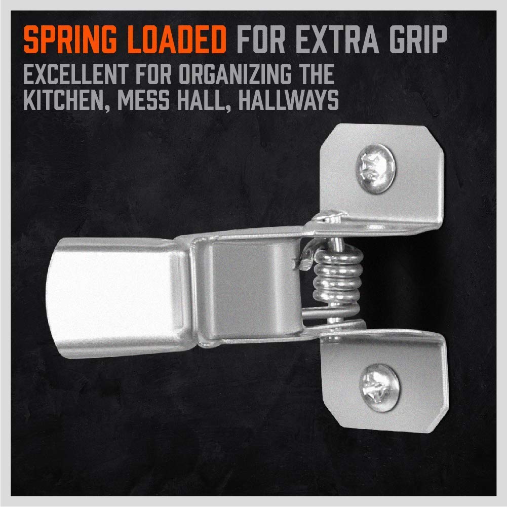 10 Pack Spring Grip Mop and Broom Holder for Shovel (10 Count)