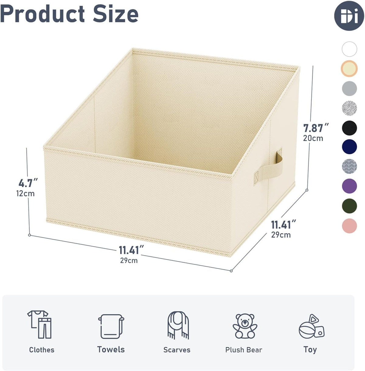 Closet Storage Bins (10 Count)