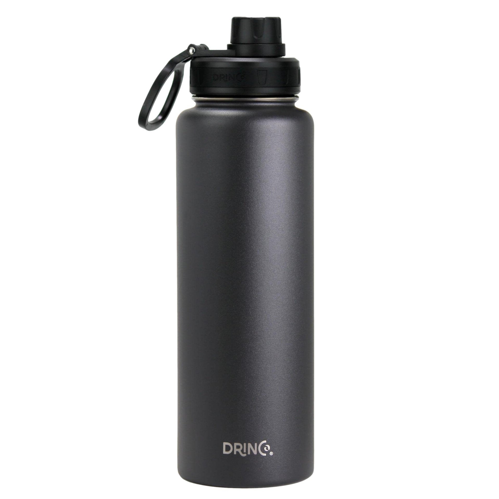 Stainless Steel Water Bottle Spout Lid Vacuum Insulated Double Wall Water Bottles Wide Mouth