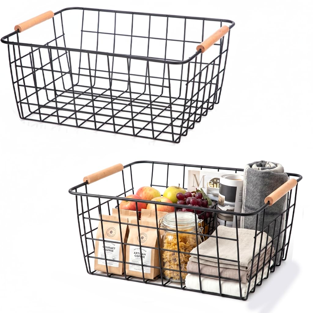 Metal Black Wire Basket