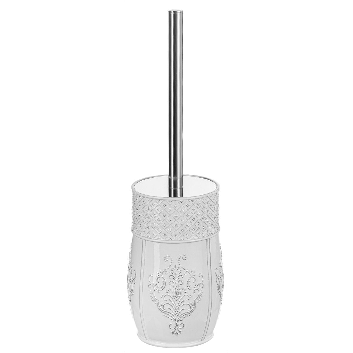 Vintage White Toilet Brush Set