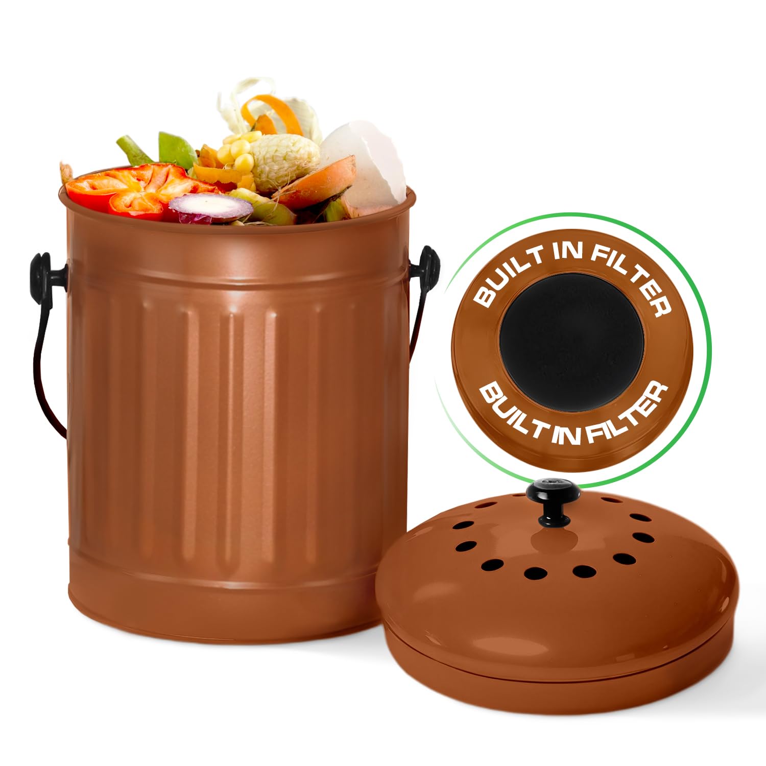 Countertop Compost Bin Kitchen Indoor
