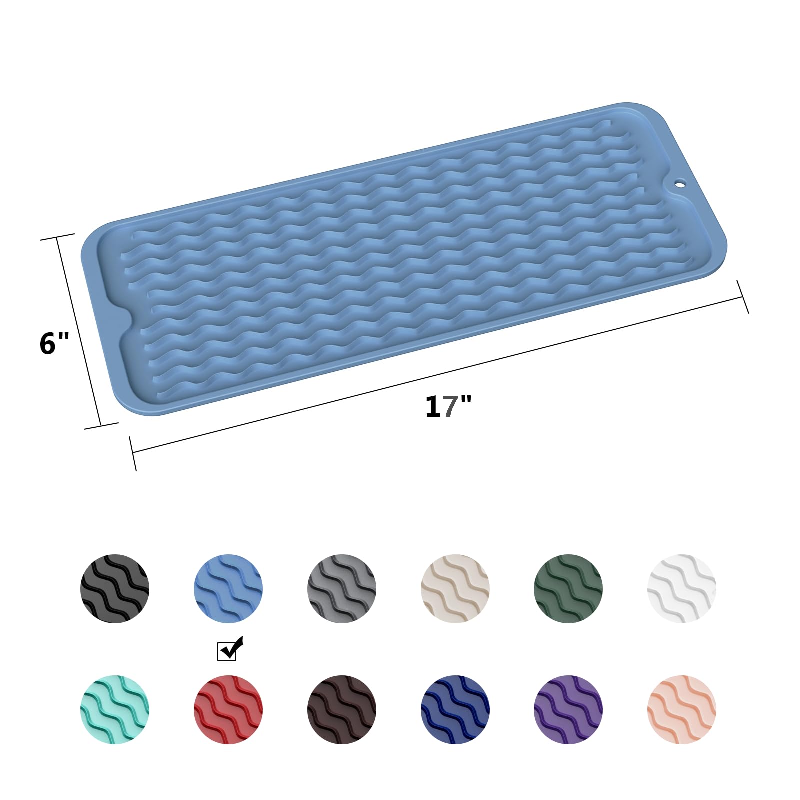 Small Dish Drying Mat for Kitchen Counter