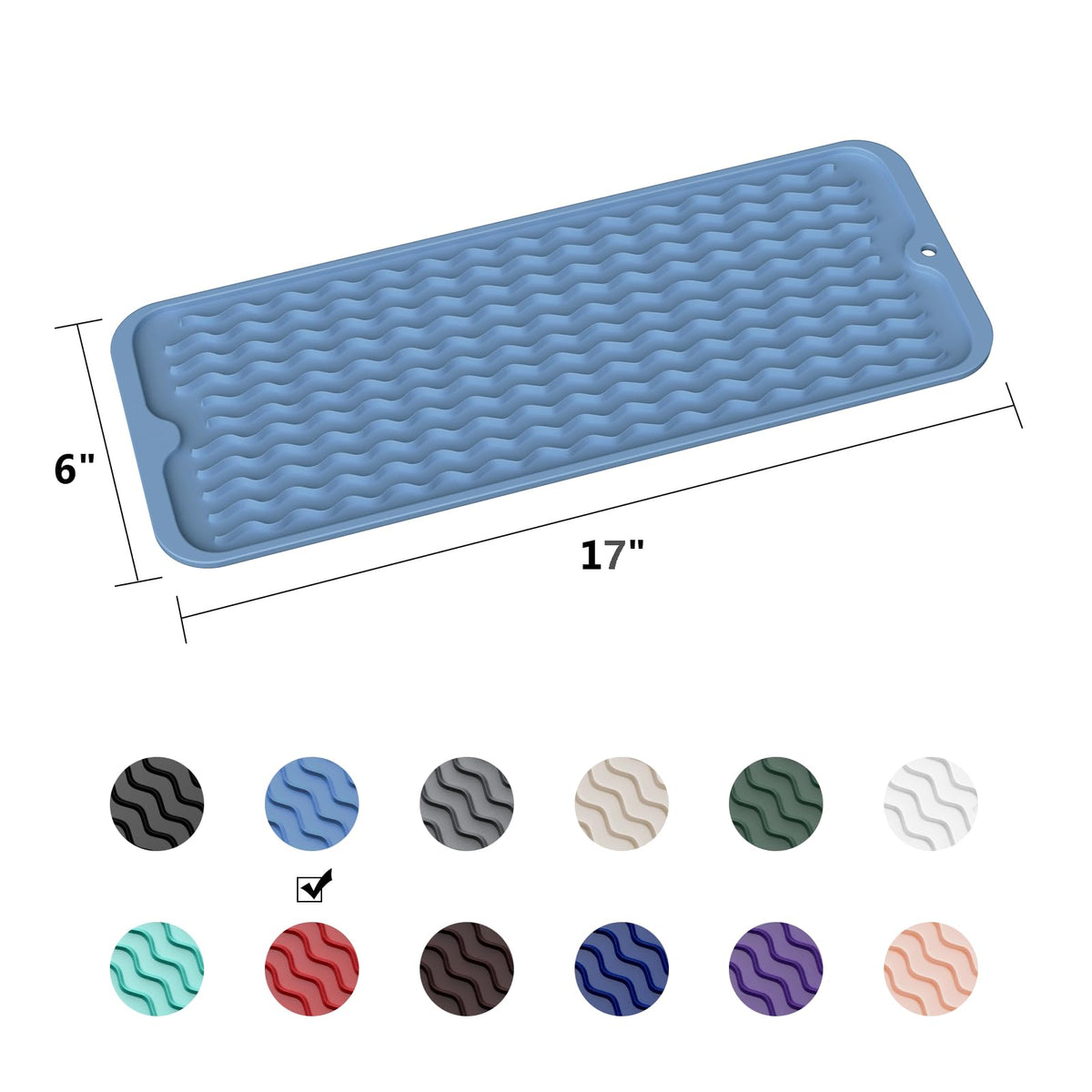 Small Dish Drying Mat for Kitchen Counter