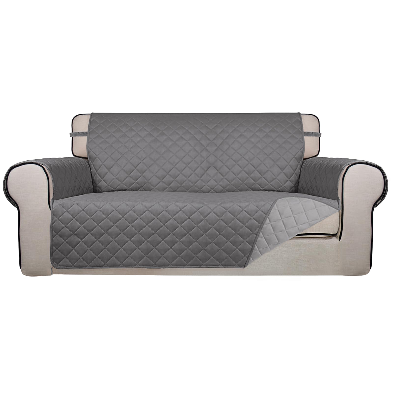 Reversible Quilted Couch Covers for Dogs Loveseat Sofa Cover 54"