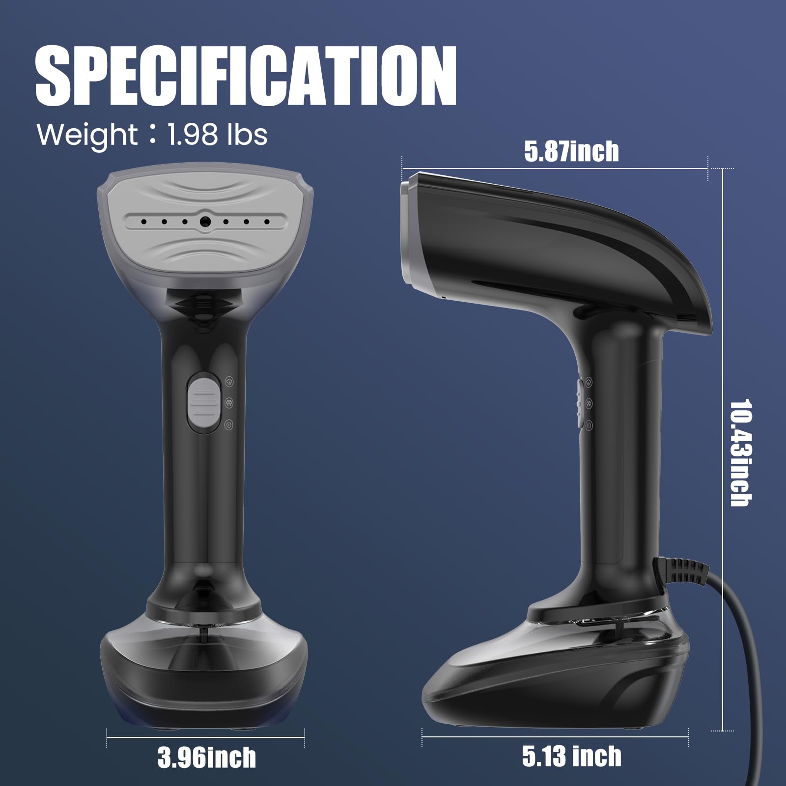 Powerful Handheld Fabric Steamer