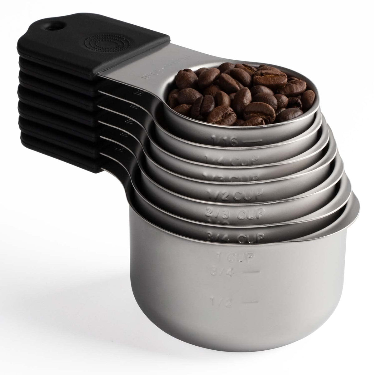 Magnetic Measuring Cups Set of 7 Stainless Steel Magnetic Measuring Cups