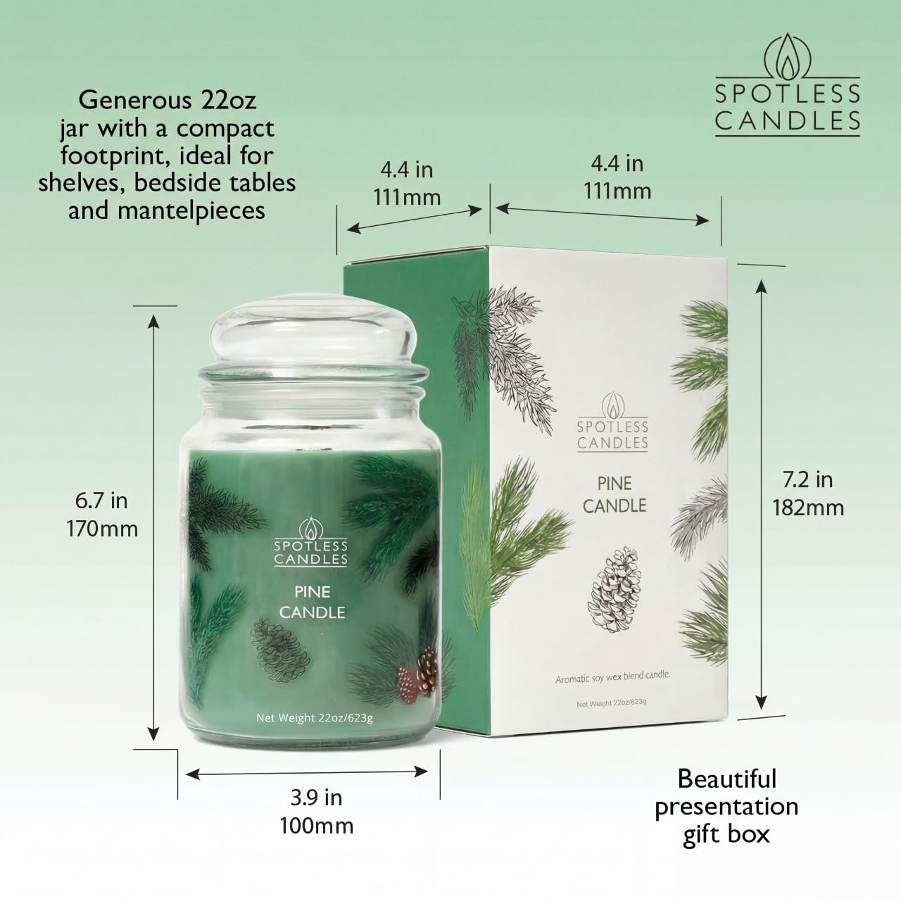 Pine Candle 22oz
