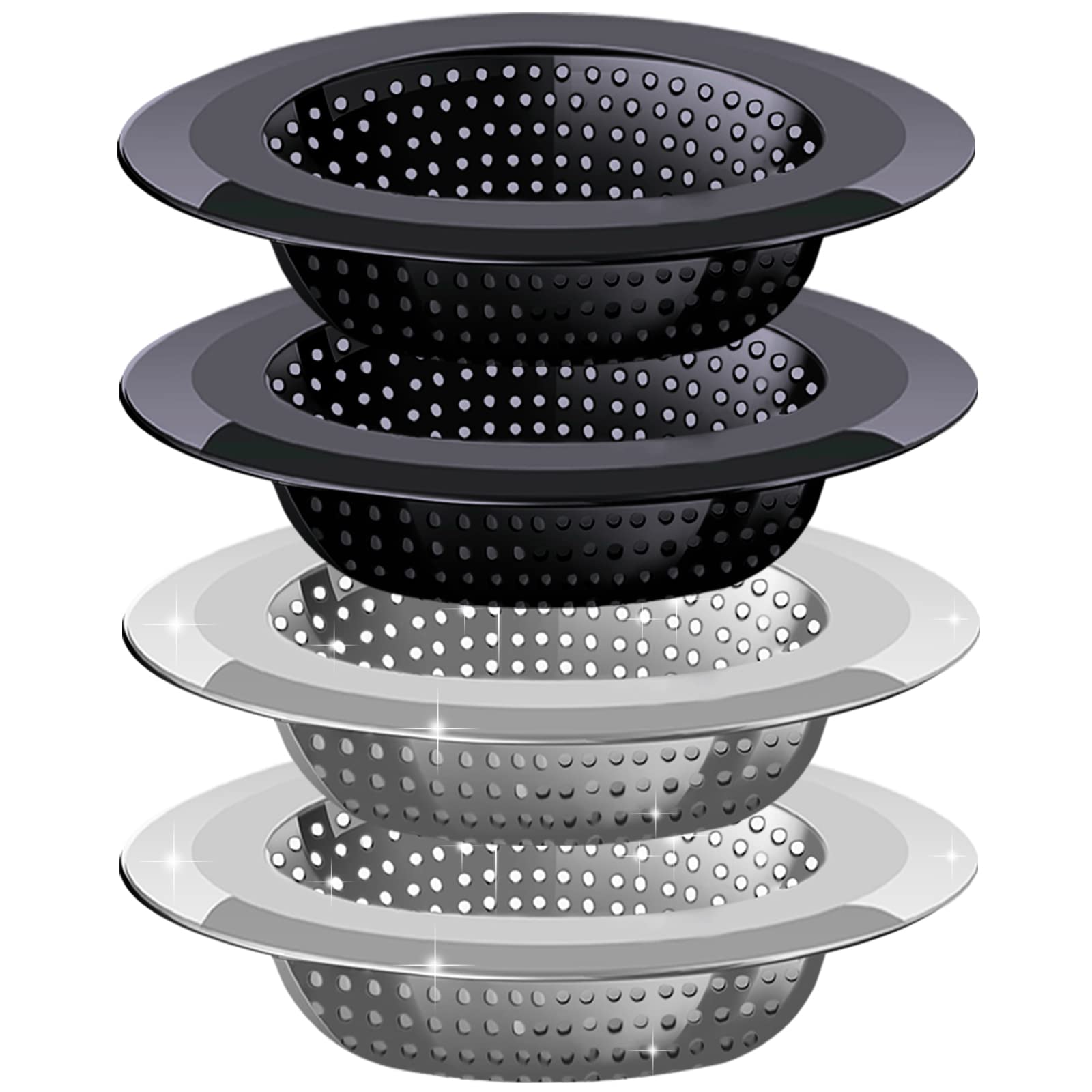 Kitchen Sink Drain Strainer (4 Count)
