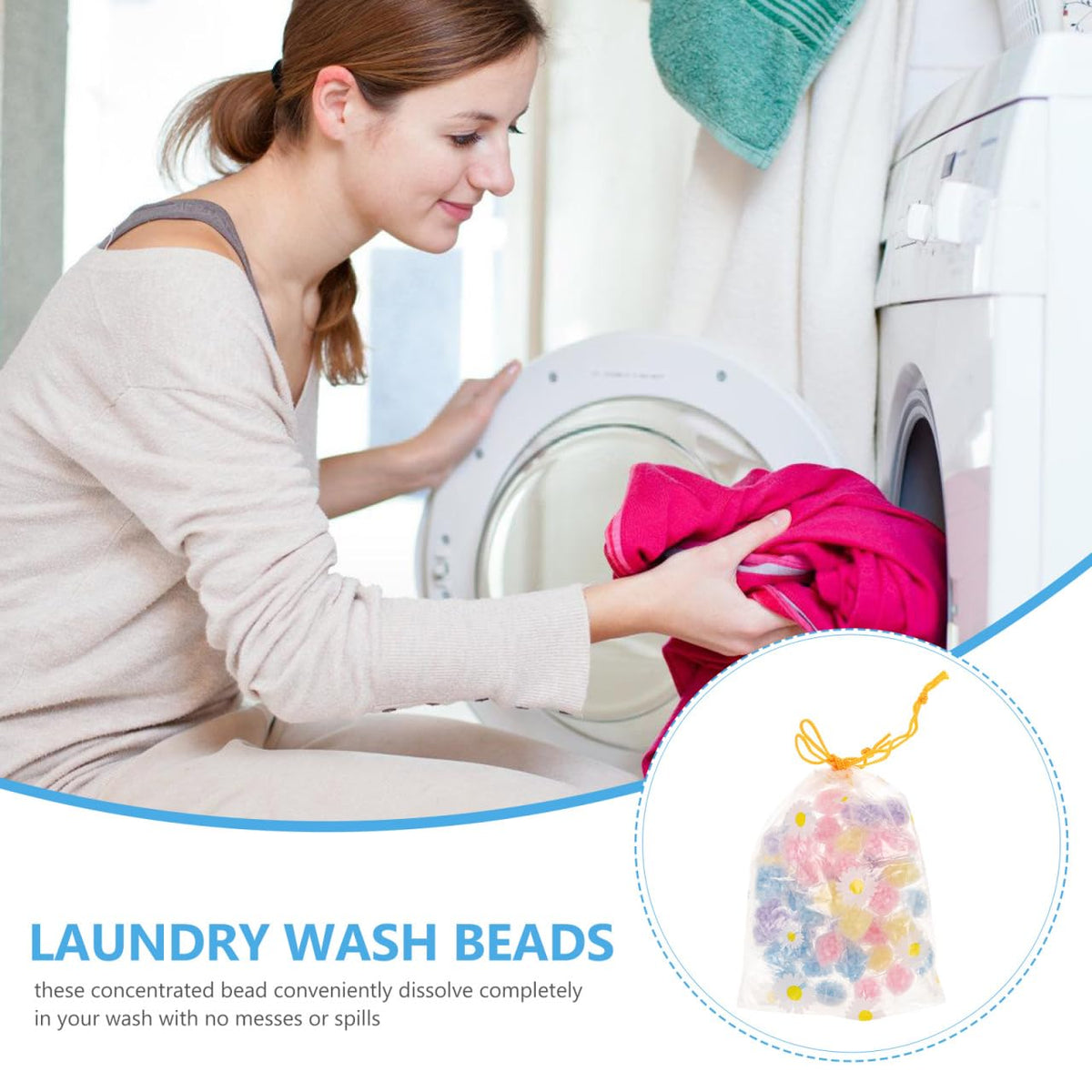 Laundry Beads Fragrance Booster 50Pcs in