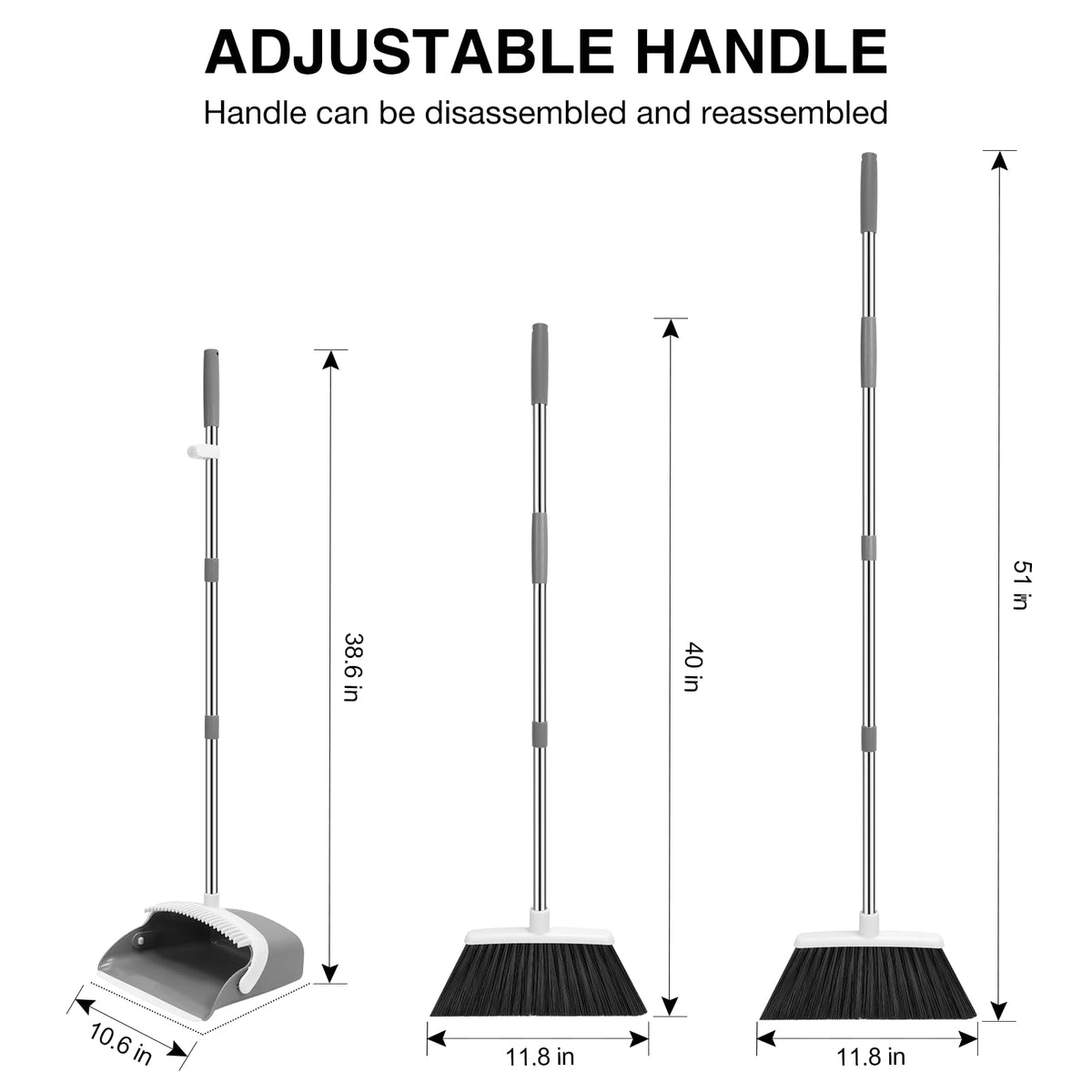 Broom and Dustpan Set (2 Count)