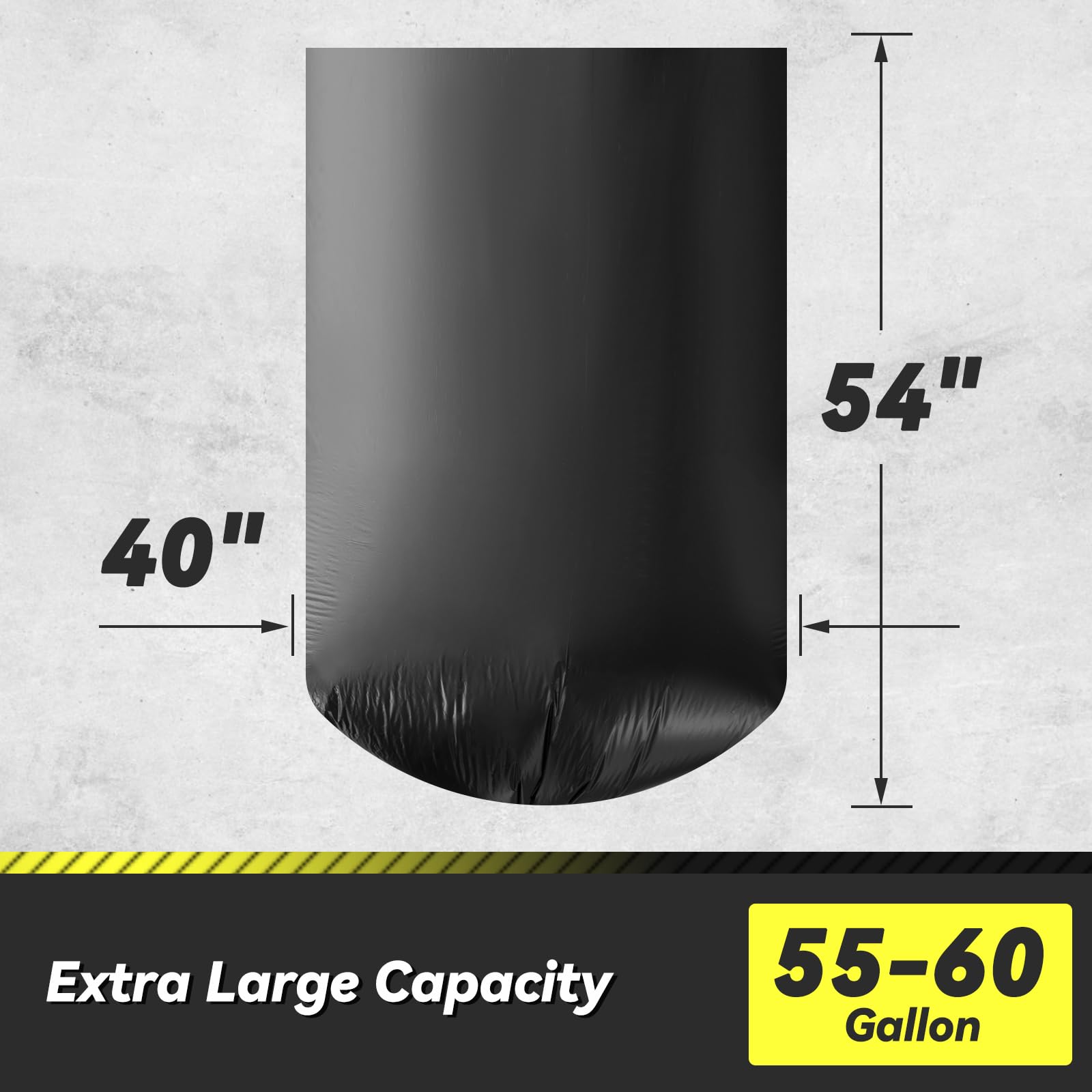 100 Count 55 60 Gallon Trash Bags