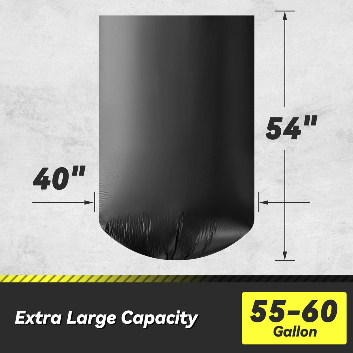 150 Count 55 60 Gallon Trash Bags