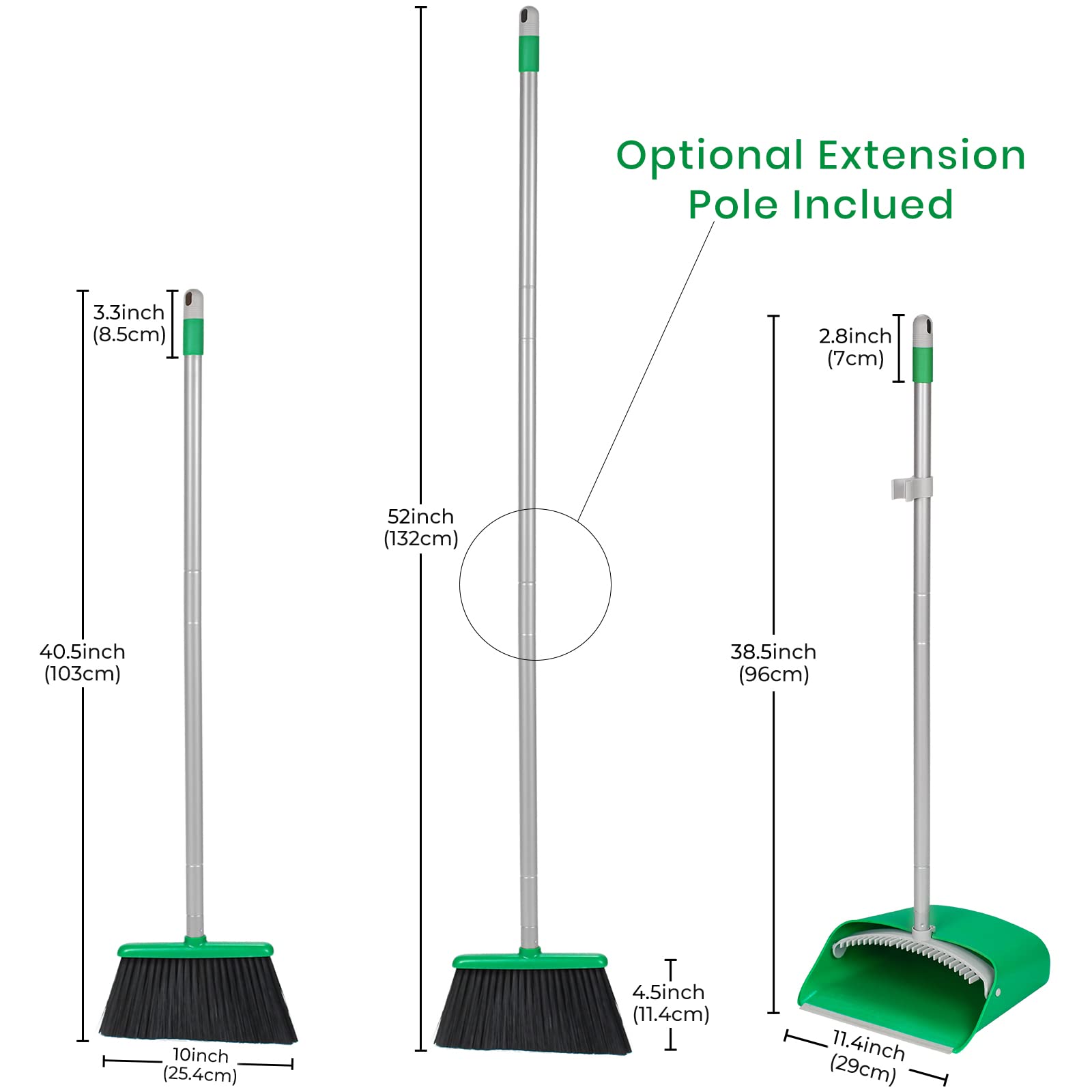 Broom and Dustpan Set