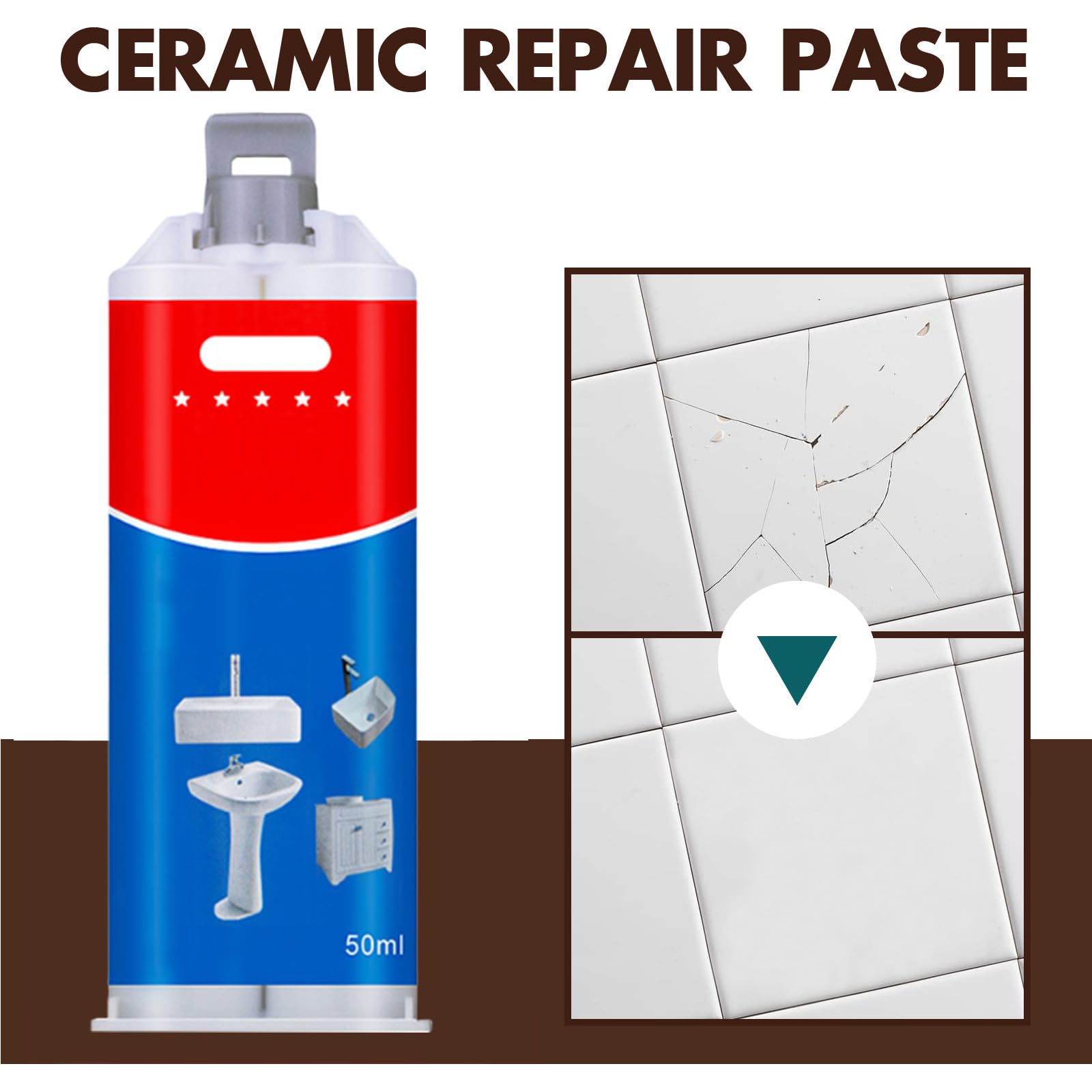 Tile and Ceramic Glaze Repair Paste