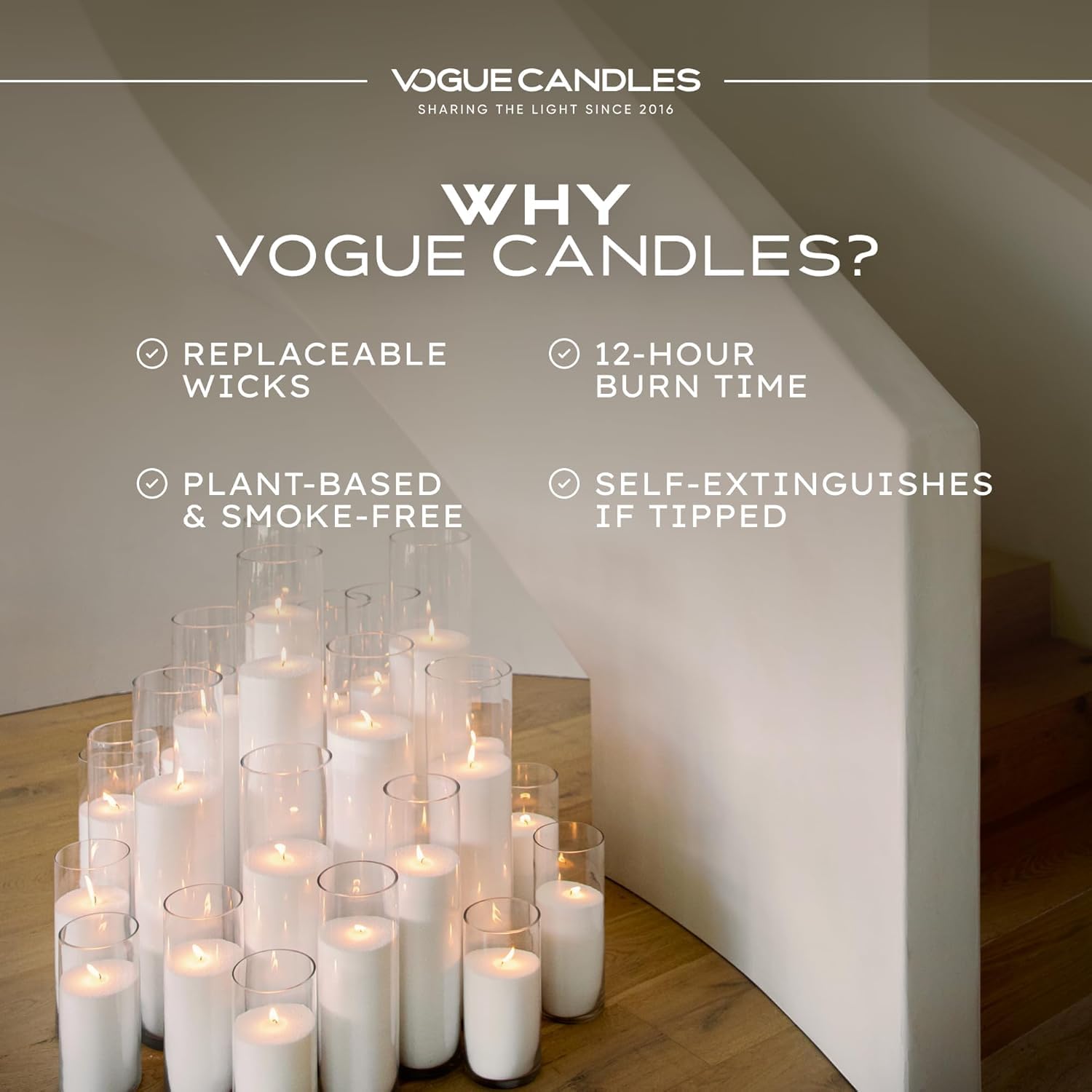 Vogue Candles Nude Pearled Candle Sand Wax Kit (240 Ounce)