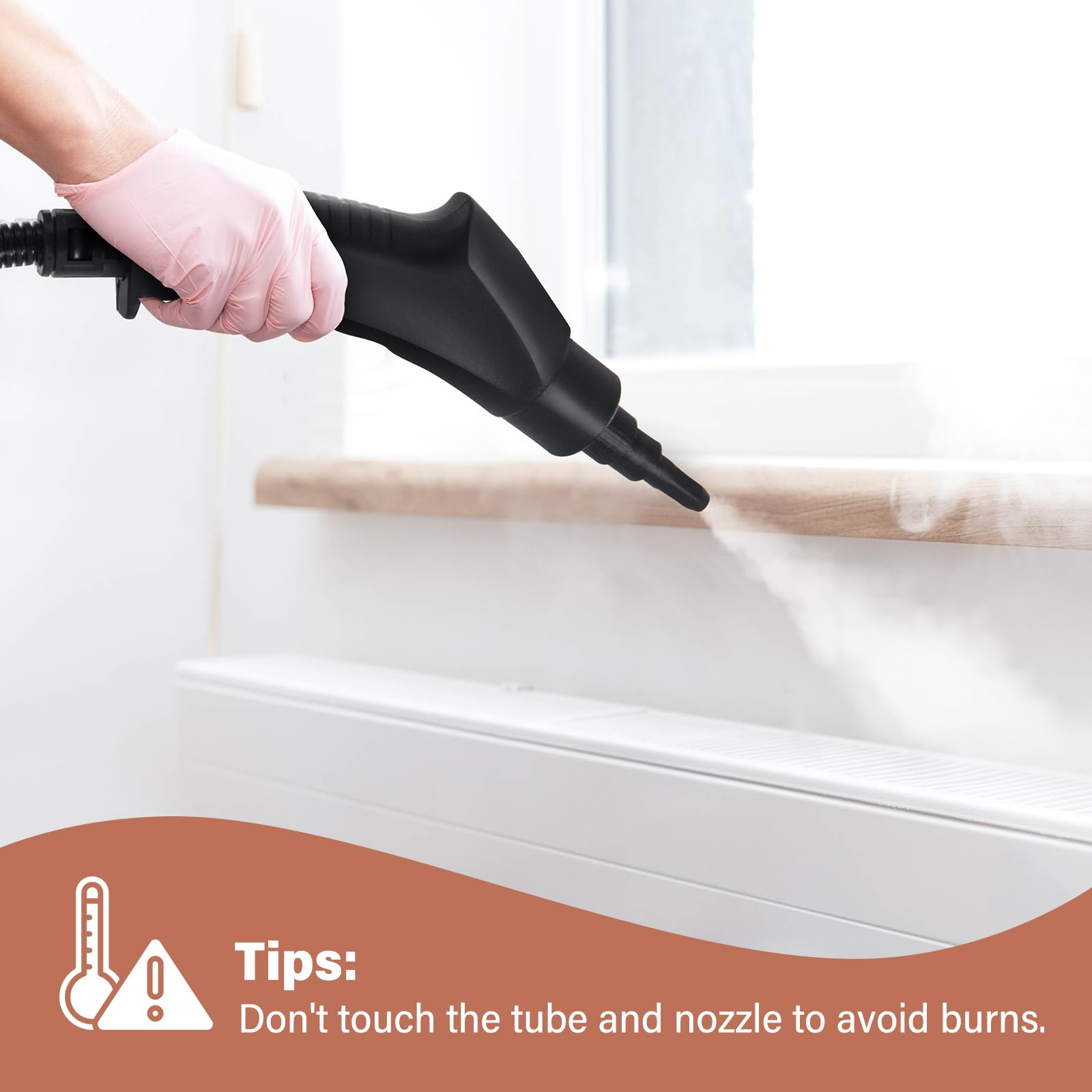 Steam Cleaner with 12pcs Accessories