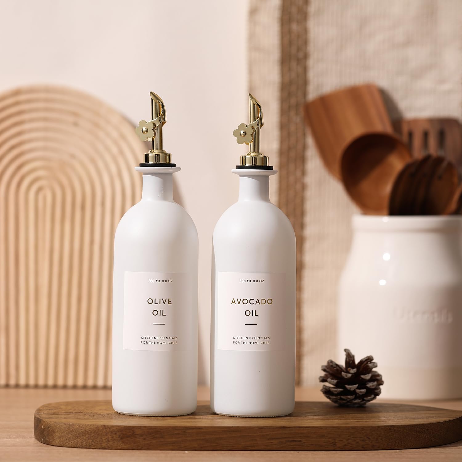Olive Oil Dispenser for Kitchen (2 Count)