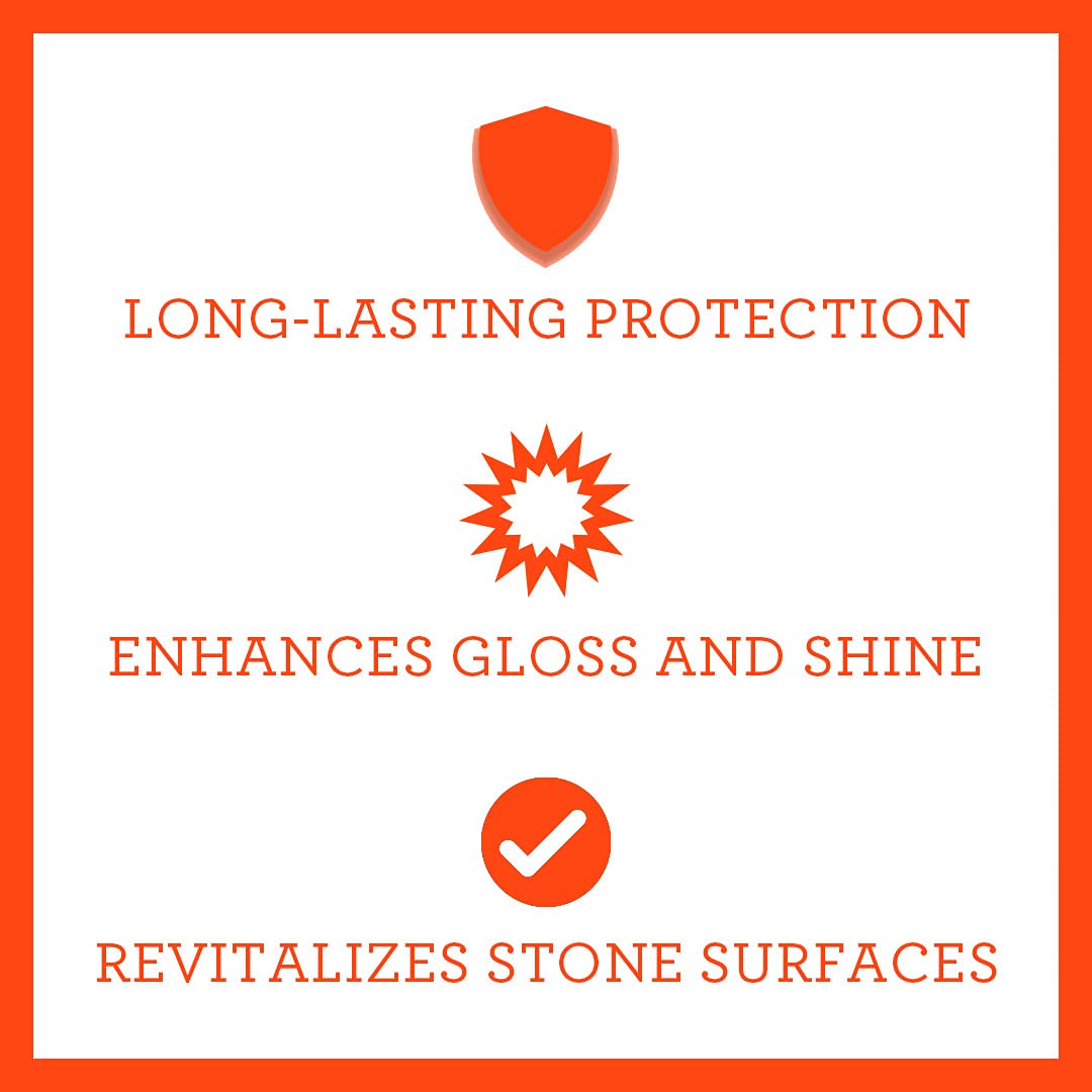Granite Sealer & Protector for Stone Surfaces (18 Fl Oz)