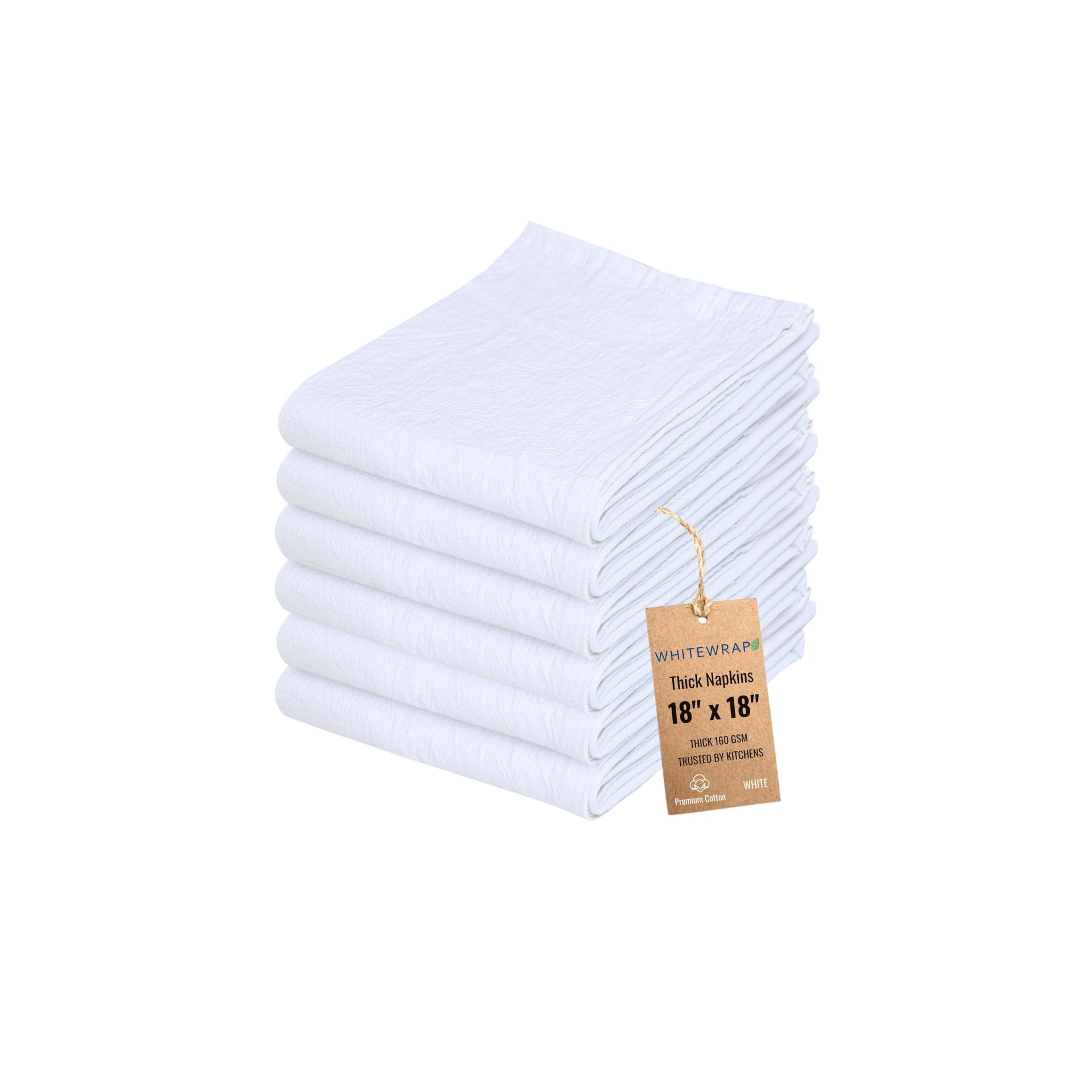 Flour Sack Towels 100% Cotton Dish Towel Reusable Baking Cloth for Bread Dough (6 Count)