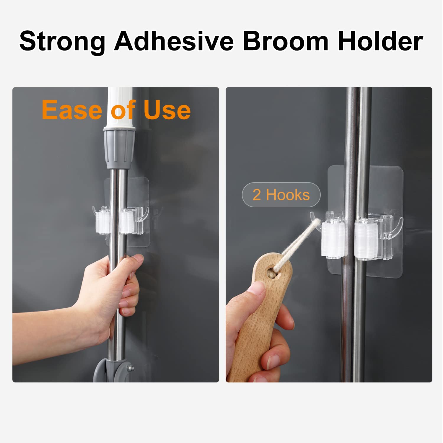 Broom Holder Wall Mount