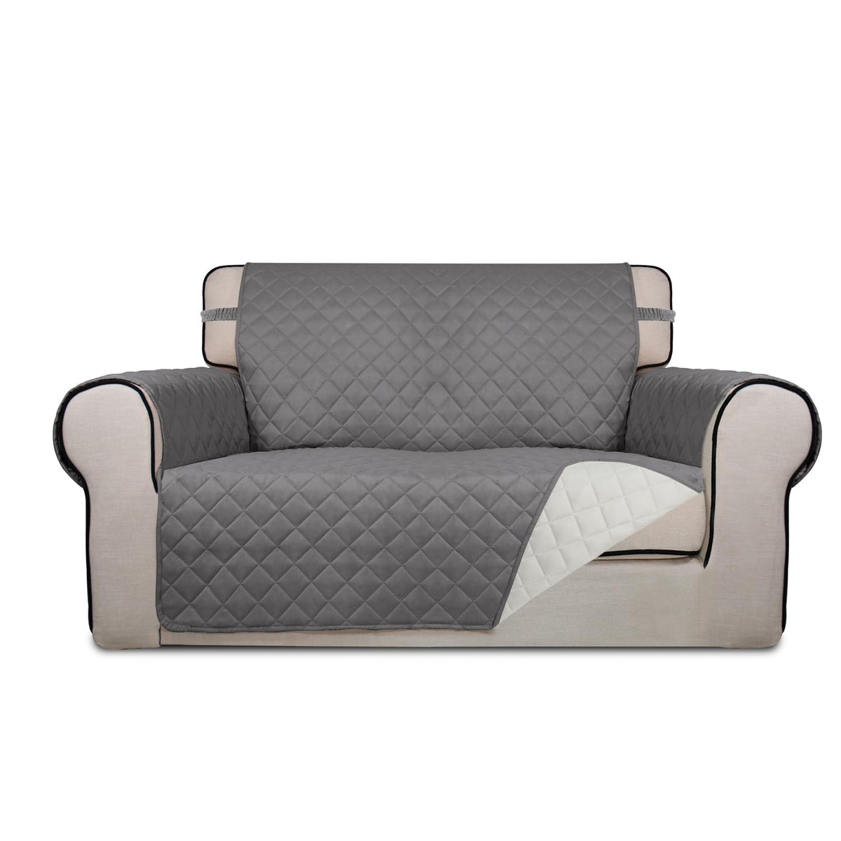 Reversible Quilted Couch Covers for Dogs Loveseat Sofa Cover 46.5”