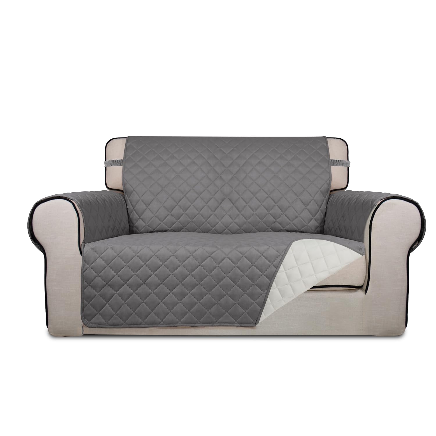 Reversible Quilted Couch Covers for Dogs Loveseat Sofa Cover 46.5”