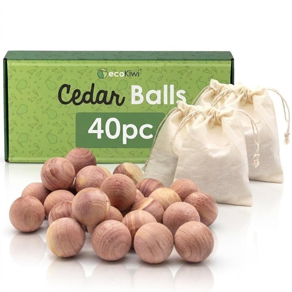 Cedar Balls for Clothes Storage (40 Count)
