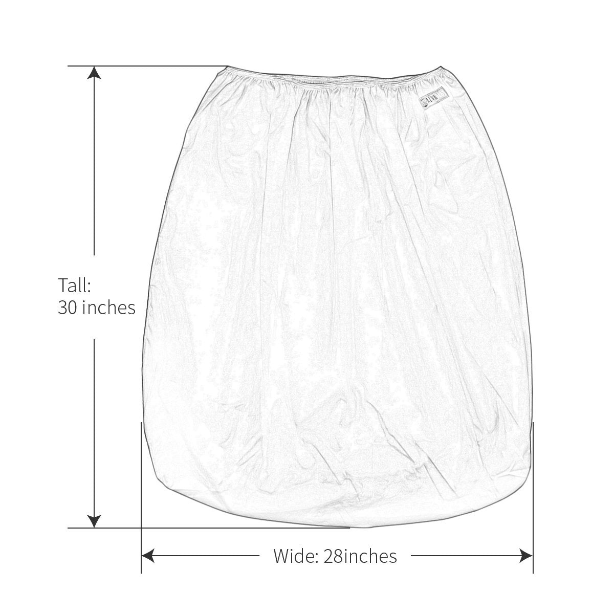BABY 2 Pack Reusable Diaper Pail Liner for Cloth Diaper (2 Count)