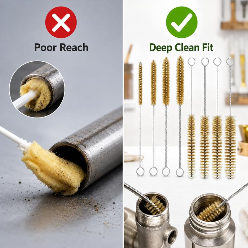 7 Pcs Brass Brush Set