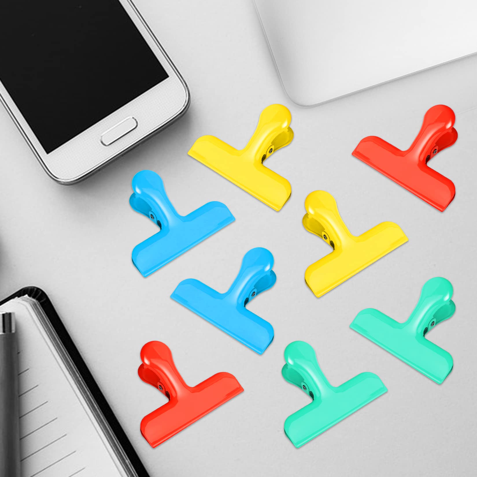 Multicolor Chip Clips (8 Count)