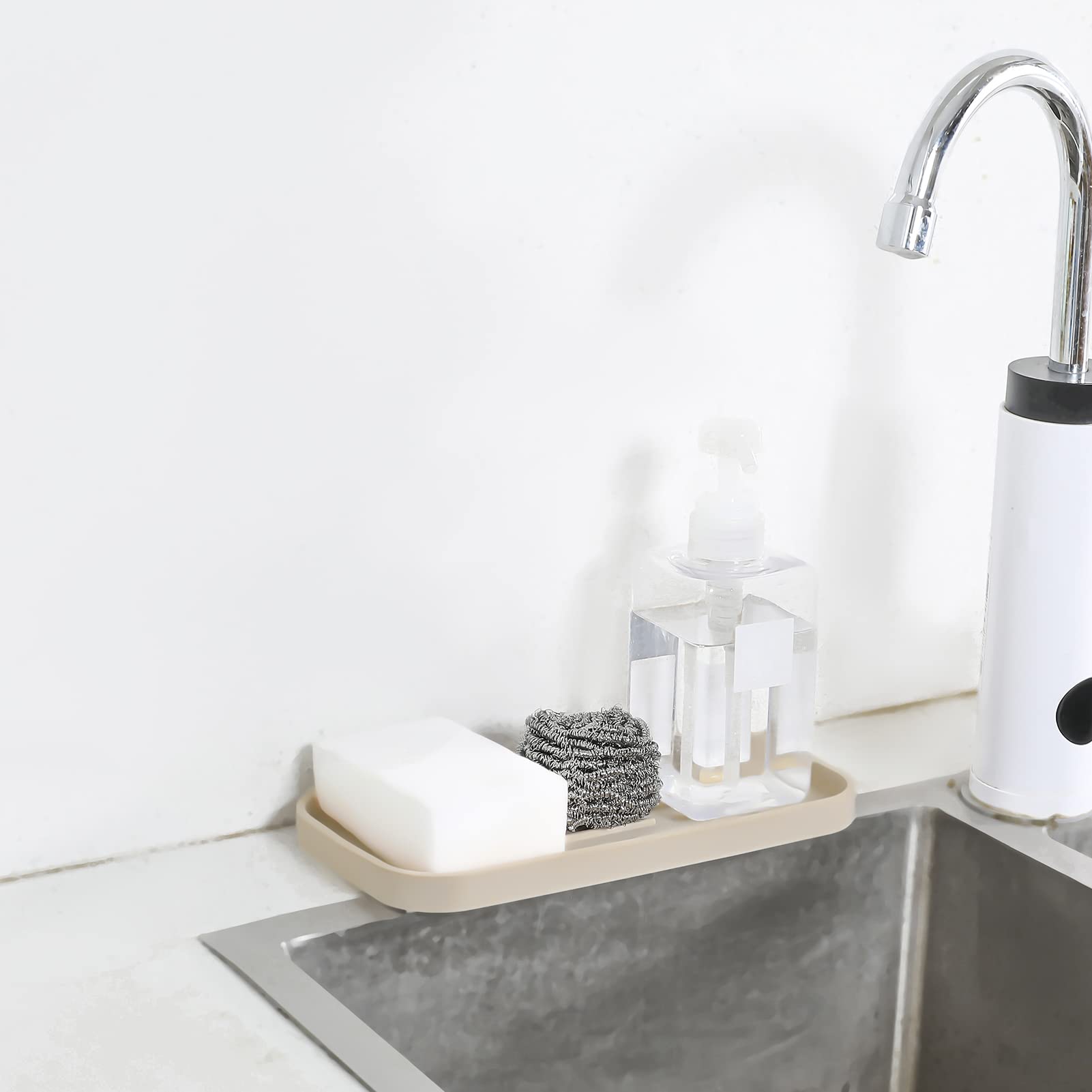 Silicone Kitchen Sink Organizer Tray for Multiple Usage