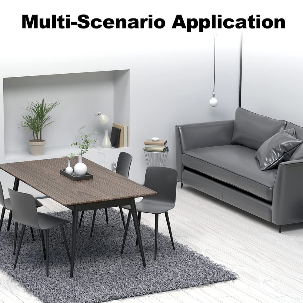 4PCS 12 Inch Matte Black Tapered Angled Legs for Furniture