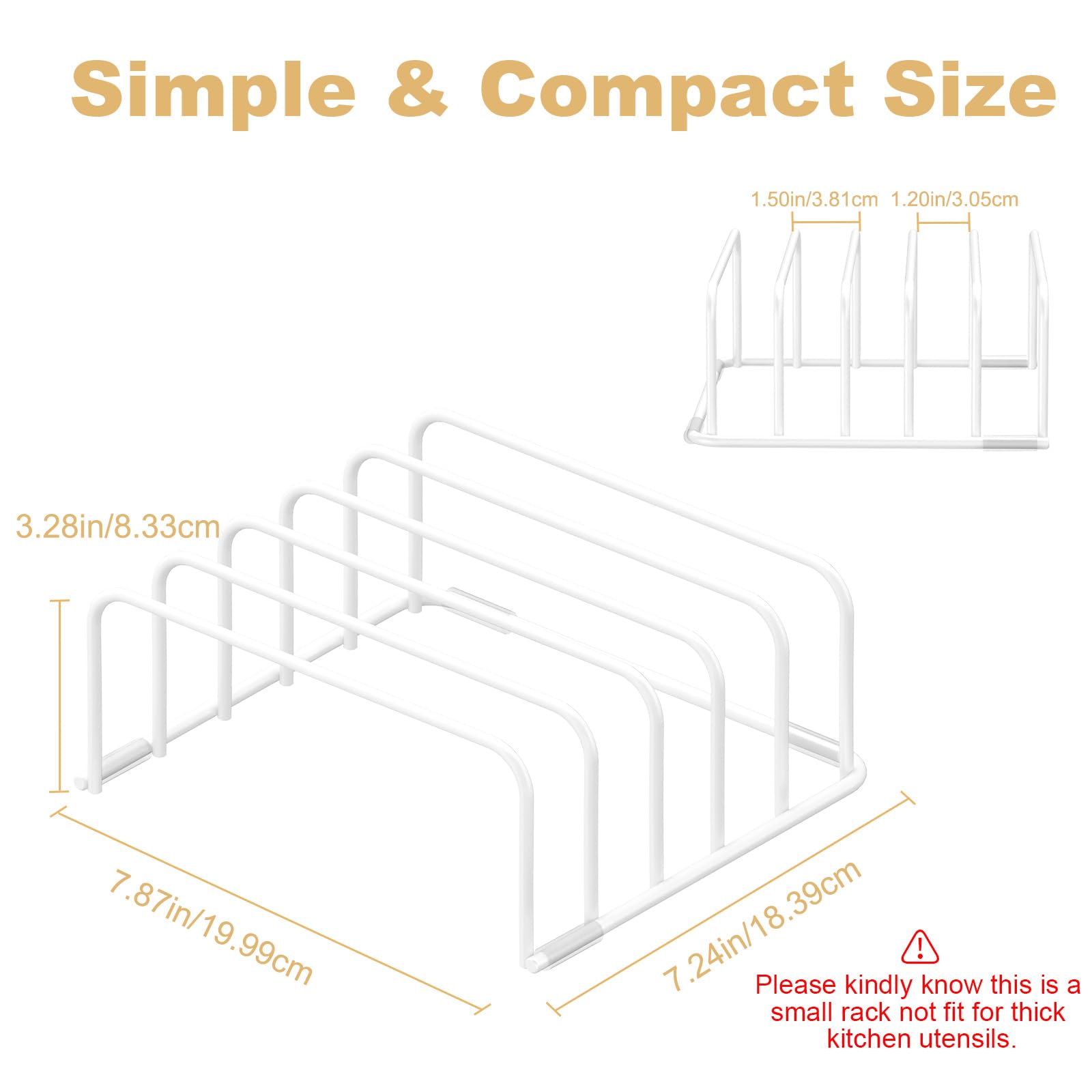 Cutting Board Organizer Storage (2 Count)