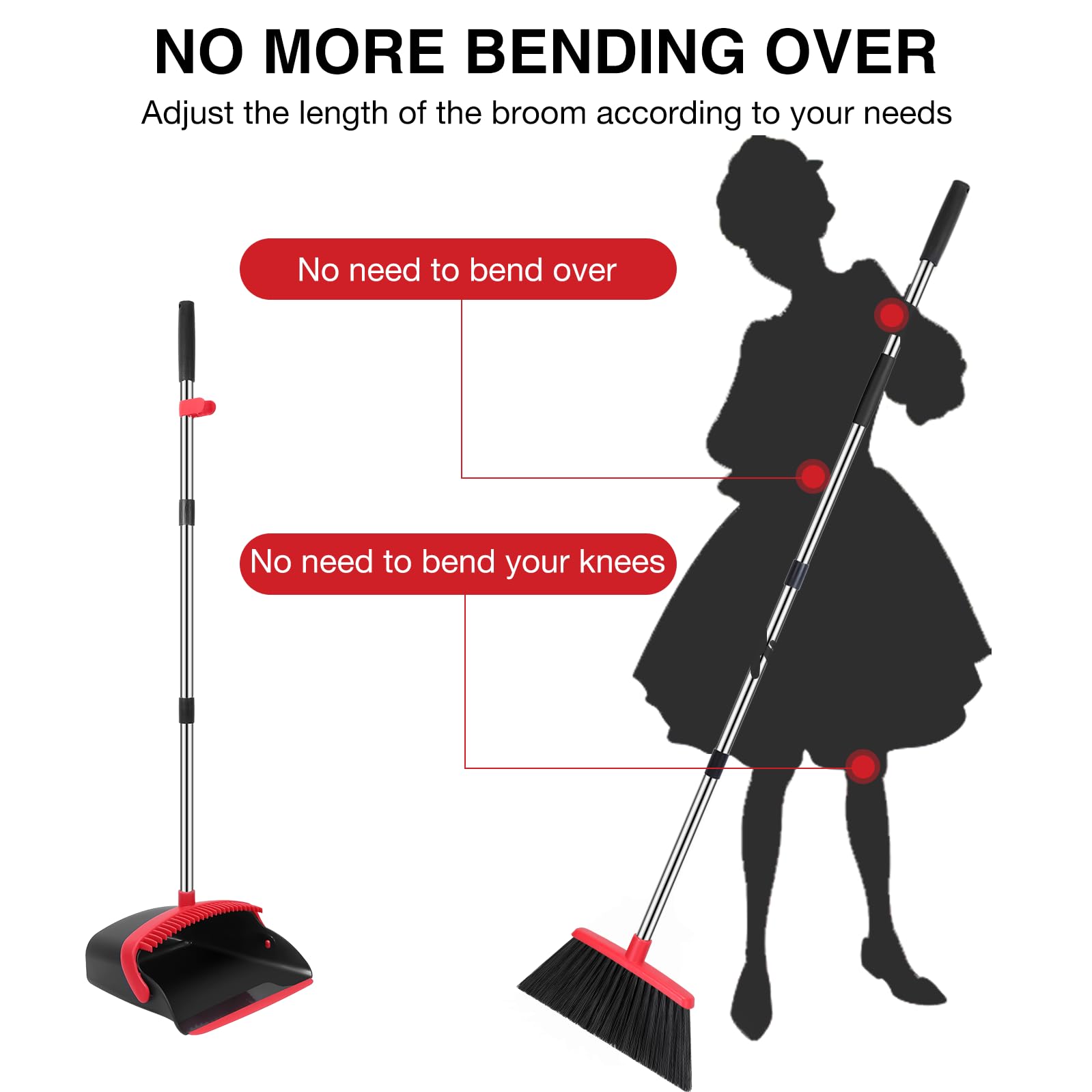 Broom and Dustpan Set