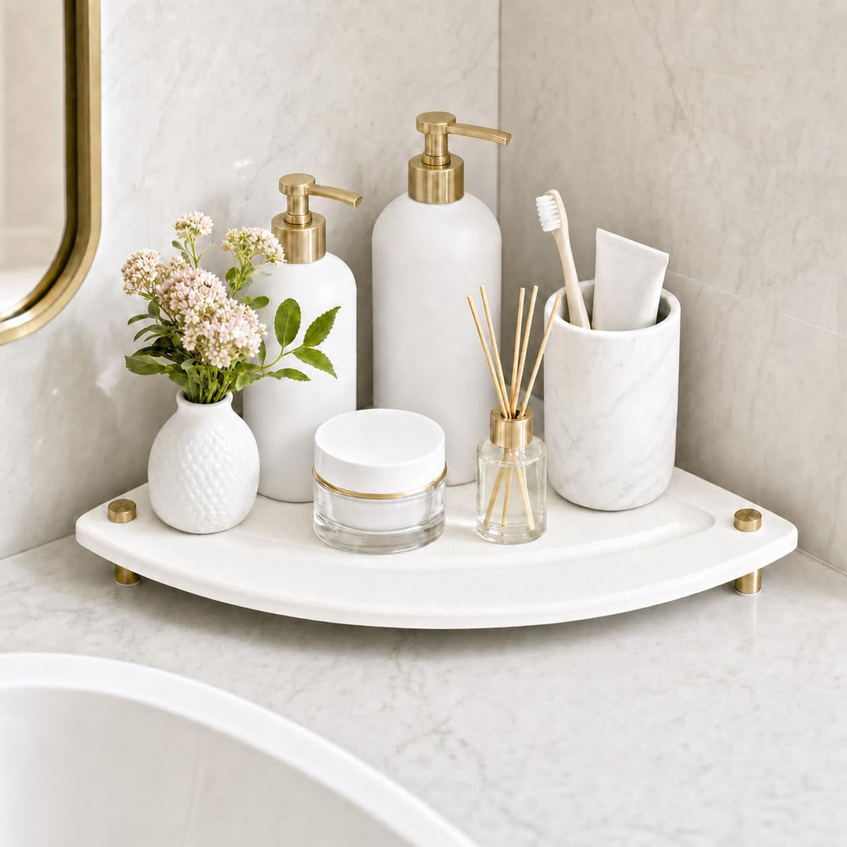 Corner Counter Shelf