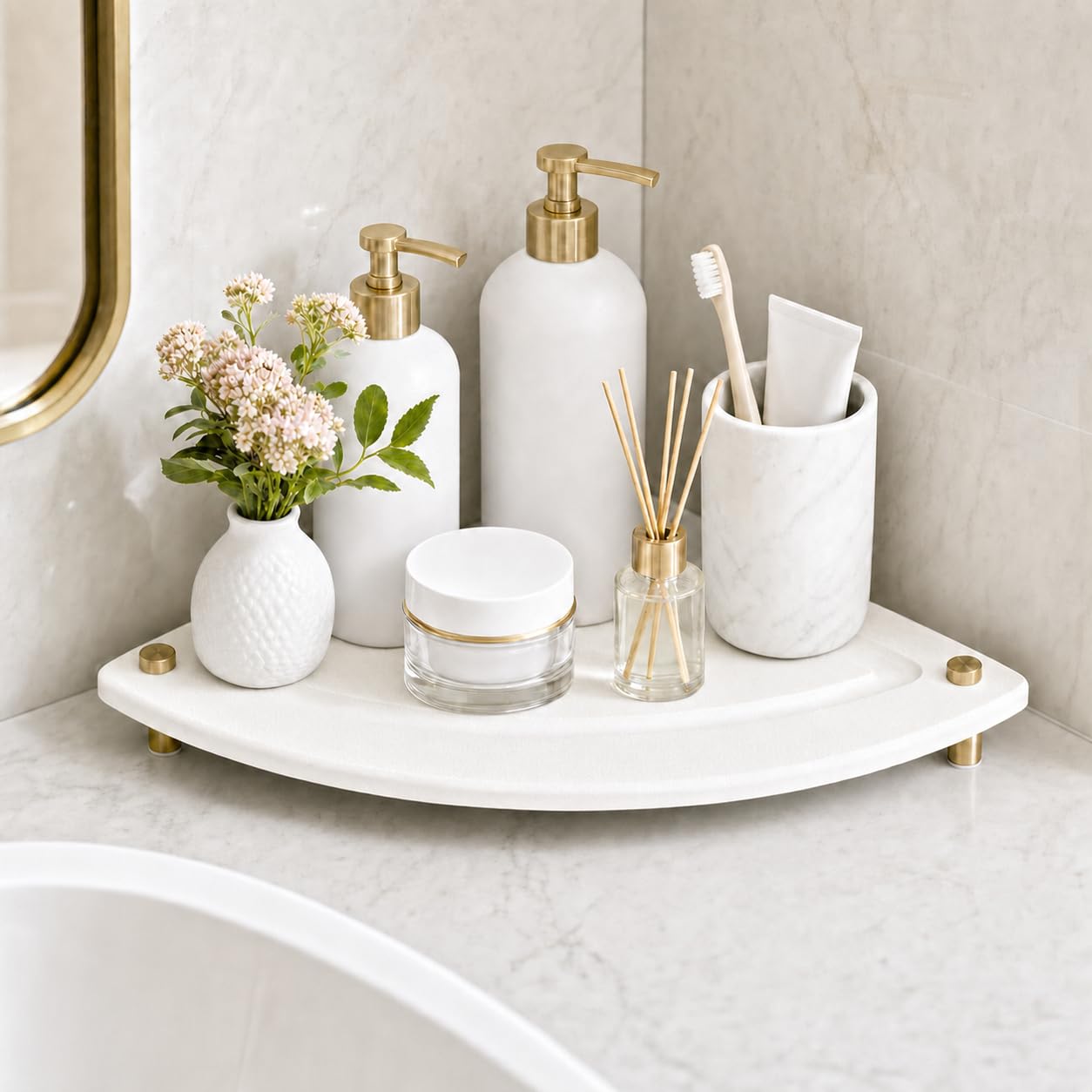 Corner Counter Shelf