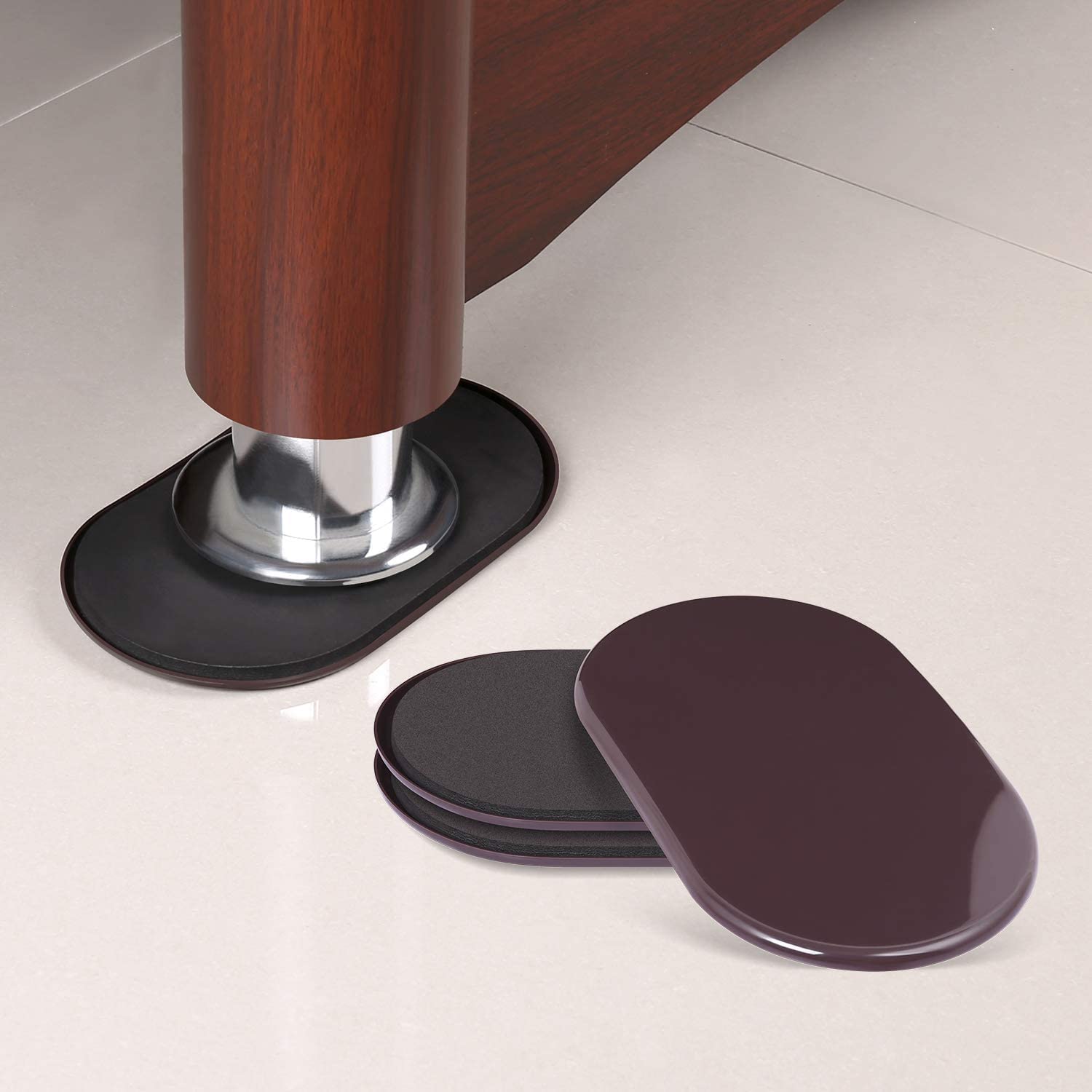 Large Furniture Sliders for Carpet (8 Count)