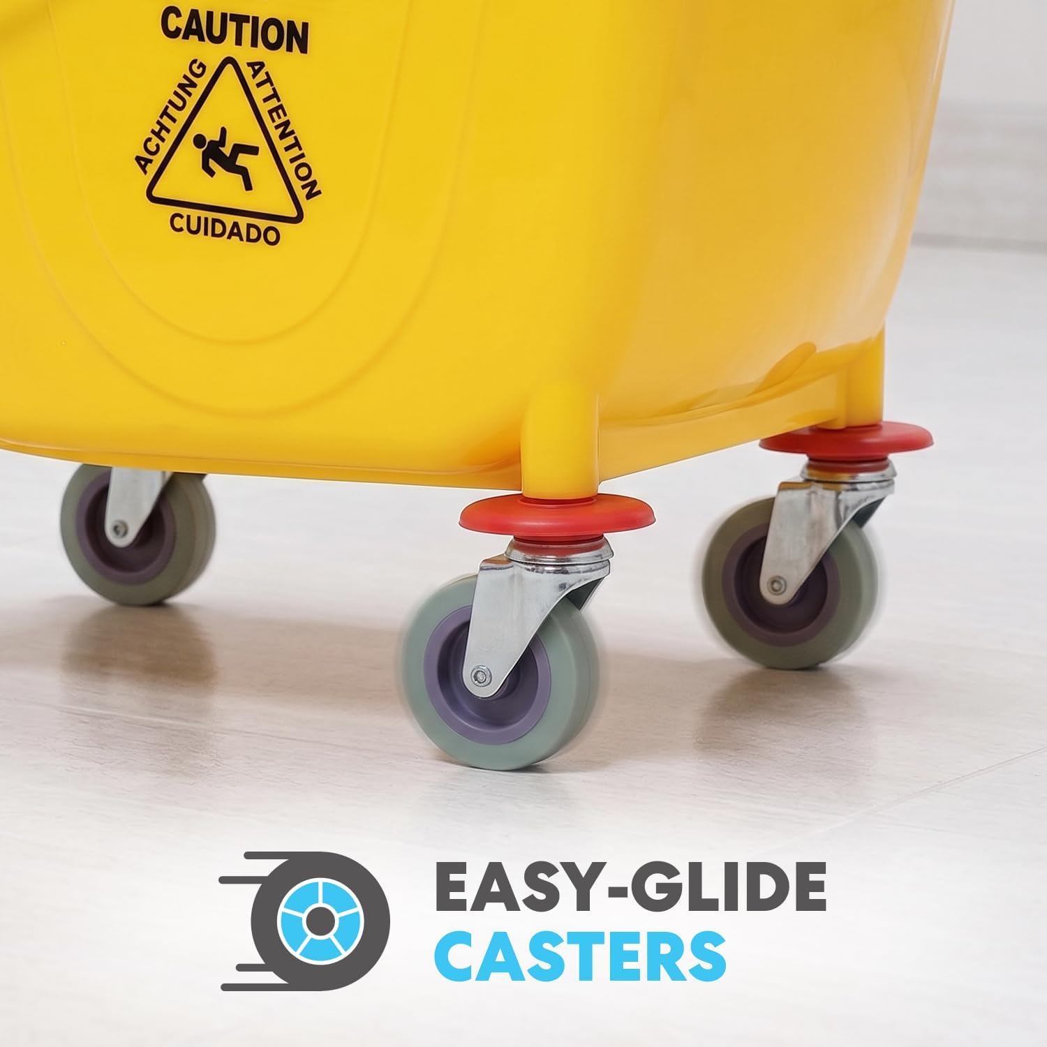 Side Press Wringer Combo Commercial Mop Bucket on Wheels (2 Count)