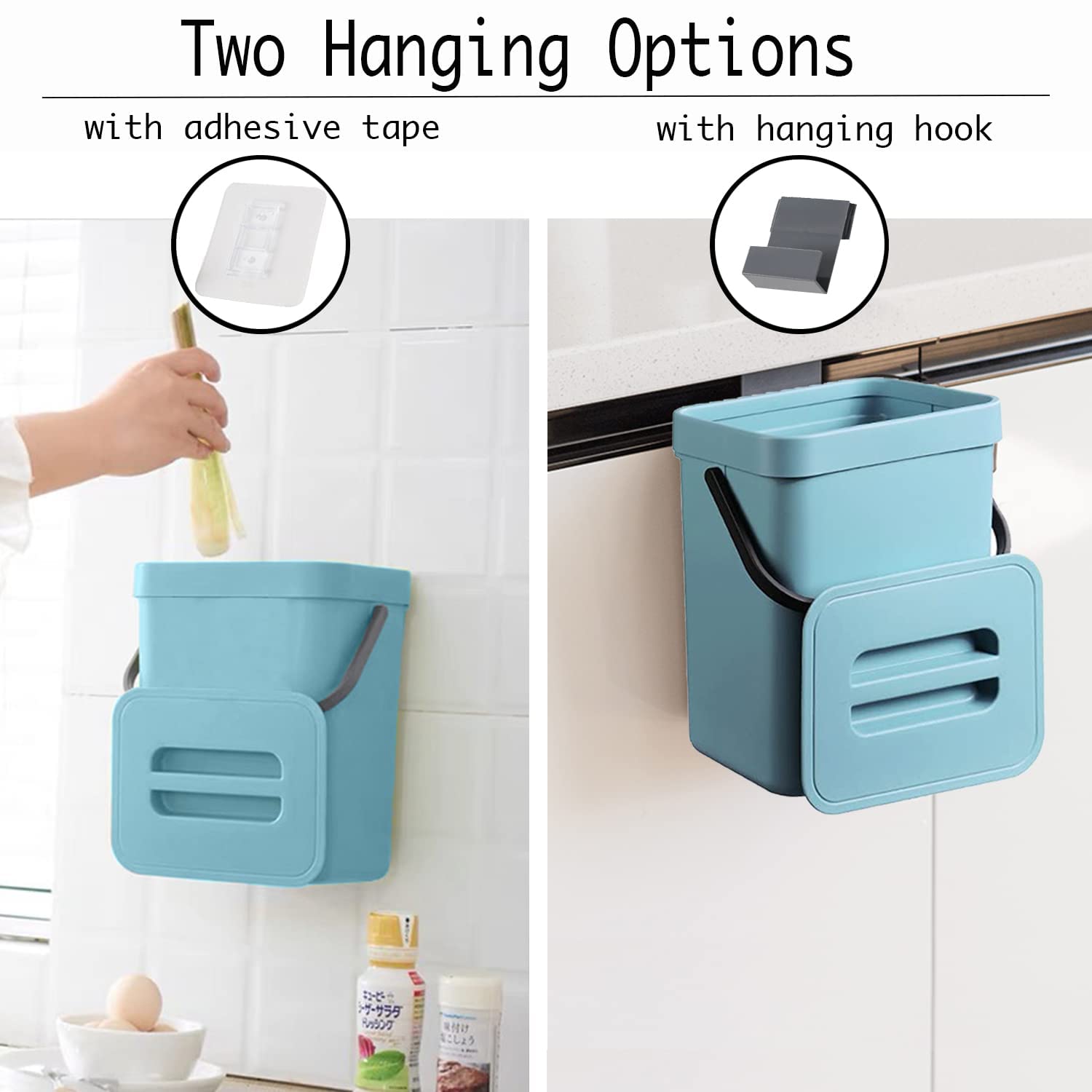 Small Trash Can with Lid